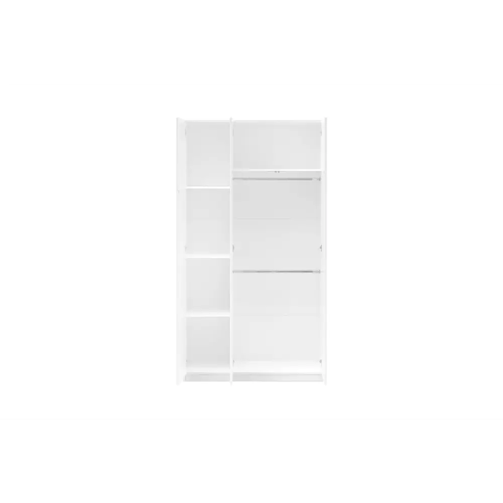 Фото 12 Шкаф распашной Нонтон 120.10x221.60x50.60 см ЛДСП цвет белый текстурный Фото 12 Шкаф распашной Нонтон 120.10x221.60x50.60 см ЛДСП цвет белый текстурный