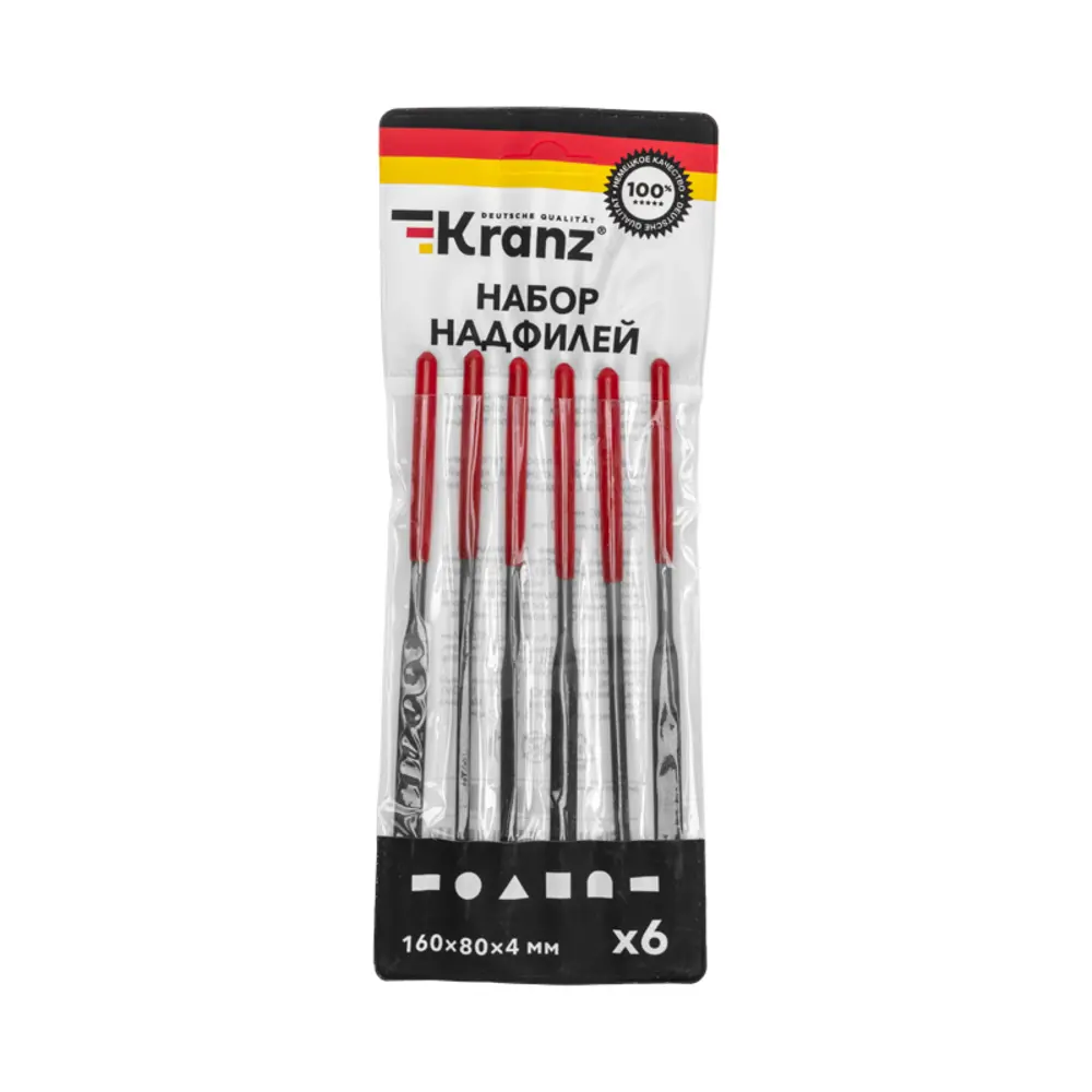 Фото 4 Надфиль Kranz Kr-12-4102 80 мм Фото 4 Надфиль Kranz Kr-12-4102 80 мм