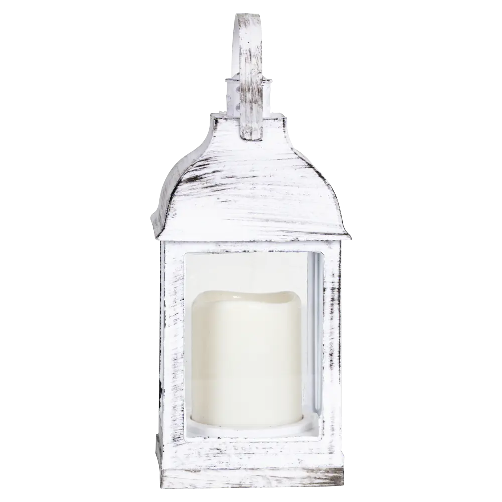 Фото 5 Светодиодный переносной светильник-фонарь декоративный "Лофт" пластик белый 23см Фото 5 Светодиодный переносной светильник-фонарь декоративный "Лофт" пластик белый 23см