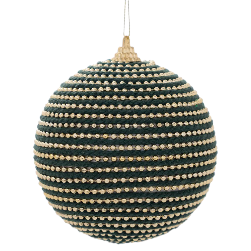 Фото 2 Шар елочный Инди ø10 см пластик зеленый Фото 2 Шар елочный Инди ø10 см пластик зеленый
