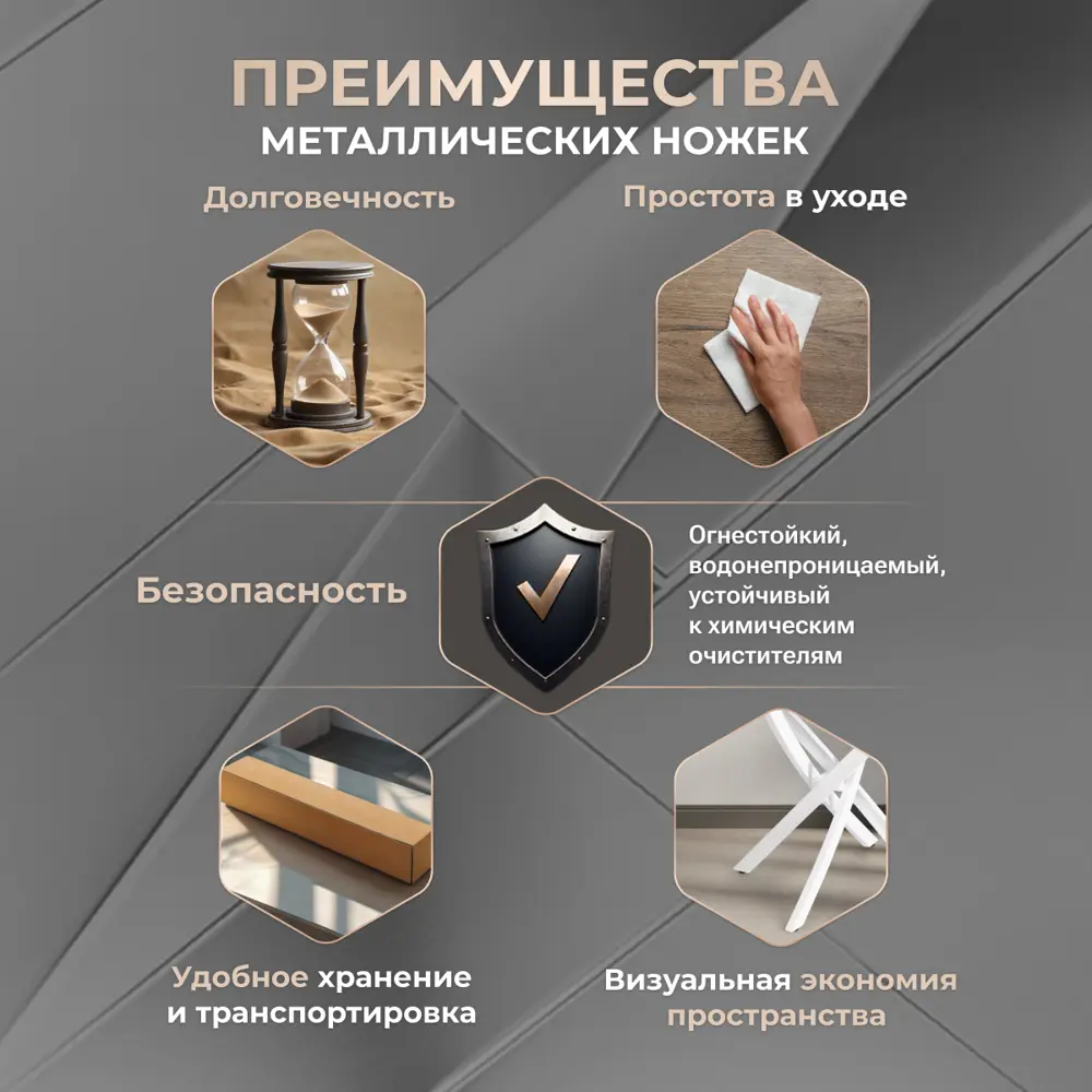 Фото 5 Стол круглый Tetchair Manzana 80x75x80 см ЛДСП цвет мрамор Фото 5 Стол круглый Tetchair Manzana 80x75x80 см ЛДСП цвет мрамор