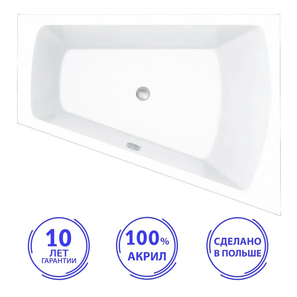 Фото 4 Ванна C-bath CBA00502R акрил 170x130см Фото 4 Ванна C-bath CBA00502R акрил 170x130см