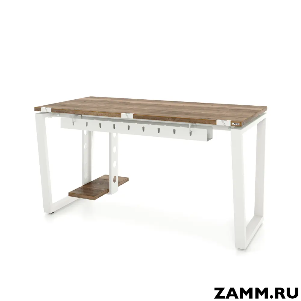 Фото 2 Письменный стол ПС-26773.70x160:HH.25/04-04 Zamm Ирис (Тип 4) 160x75x70 см Металл цвет коричневый Фото 2 Письменный стол ПС-26773.70x160:HH.25/04-04 Zamm Ирис (Тип 4) 160x75x70 см Металл цвет коричневый