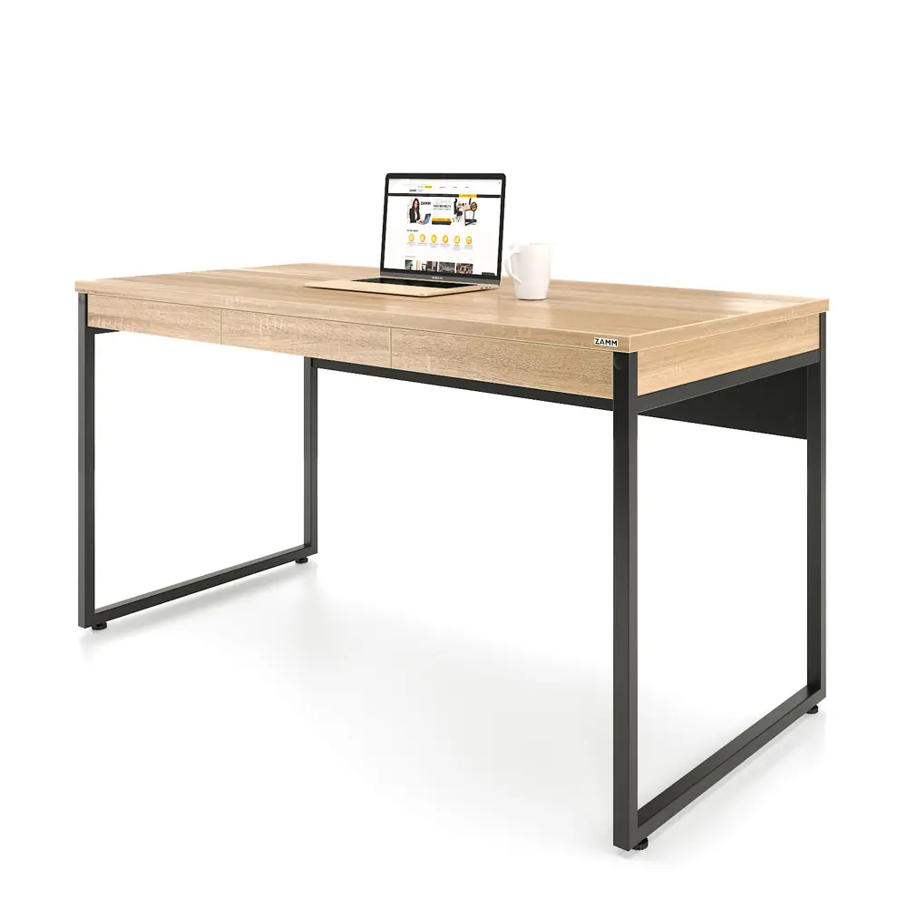 Фото 3 Письменный стол Zamm Linda (Тип 1) 140x76x70 см Металл цвет бежевый