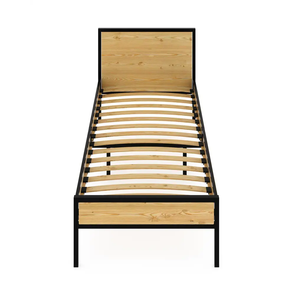 Фото 3 Кровать Solarius Komp80loft-net-black-orto 85 x 89 x 206 см сосна цвет черный Фото 3 Кровать Solarius Komp80loft-net-black-orto 85 x 89 x 206 см сосна цвет черный