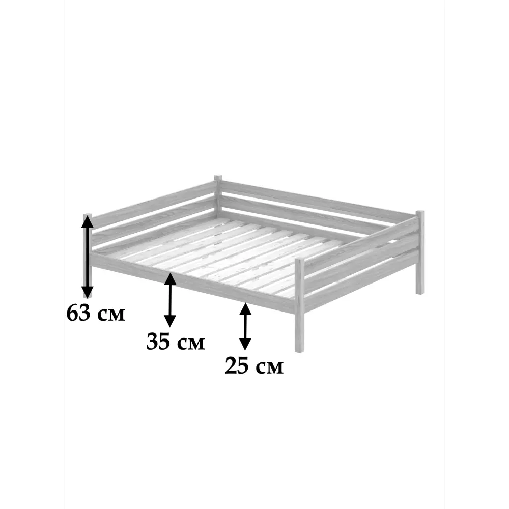 Фото 5 Кровать Solarius Tahta140-190onix 150 x 63 x 200 см сосна цвет черный Фото 5 Кровать Solarius Tahta140-190onix 150 x 63 x 200 см сосна цвет черный