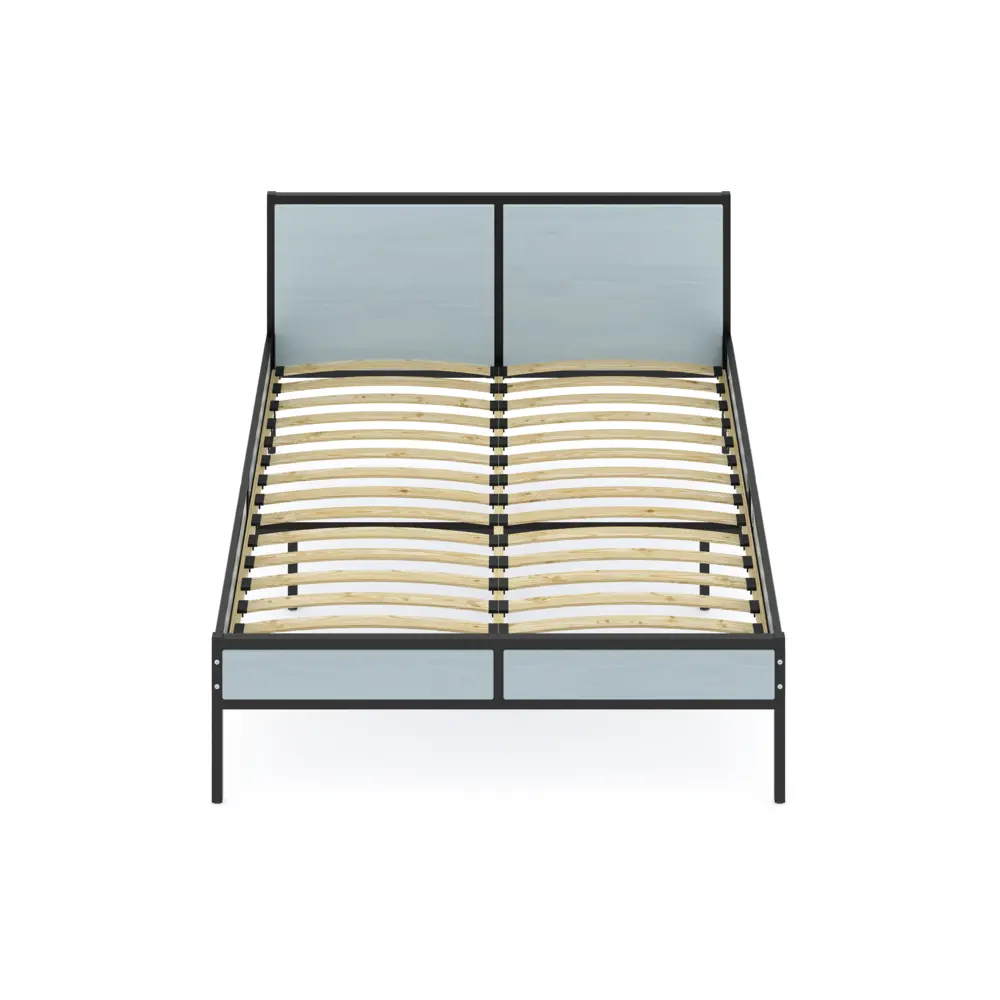 Фото 4 Кровать Solarius Kr140loft-gol-black-orto 145 x 90 x 206 см сосна цвет голубой Фото 4 Кровать Solarius Kr140loft-gol-black-orto 145 x 90 x 206 см сосна цвет голубой