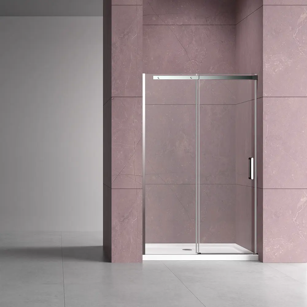 Фото Душевая дверь Vincea VDS-4D140CL 140см эффект стекла прозрачный раздвижной Фото Душевая дверь Vincea VDS-4D140CL 140см эффект стекла прозрачный раздвижной