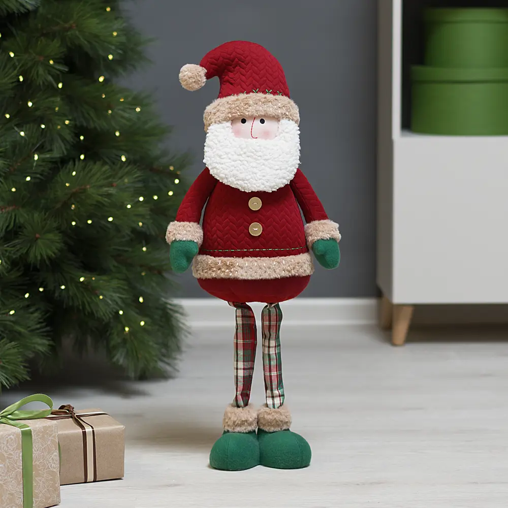 Фото Декоративная фигура Санта Рождественский 36x16 см