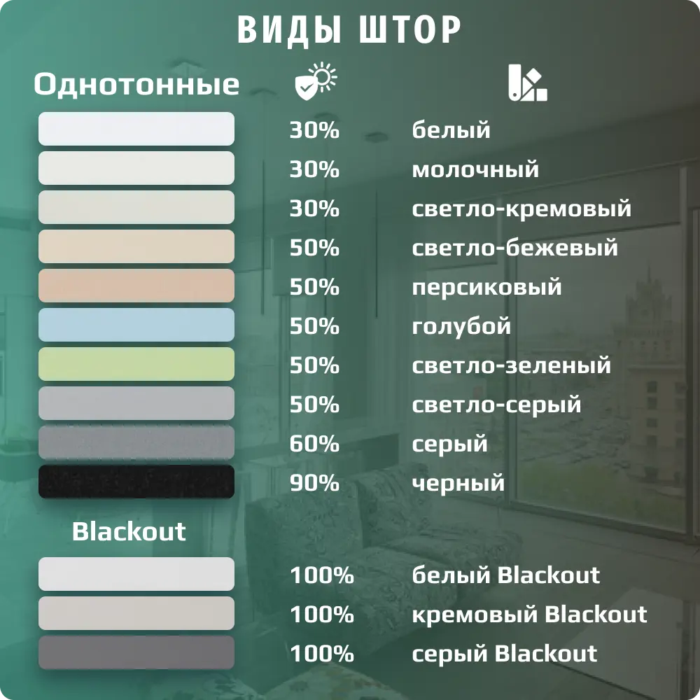 Фото 3 Рулонная штора ДекоМаркет однотонная 73x190 см цвет кремовый Фото 3 Рулонная штора ДекоМаркет однотонная 73x190 см цвет кремовый