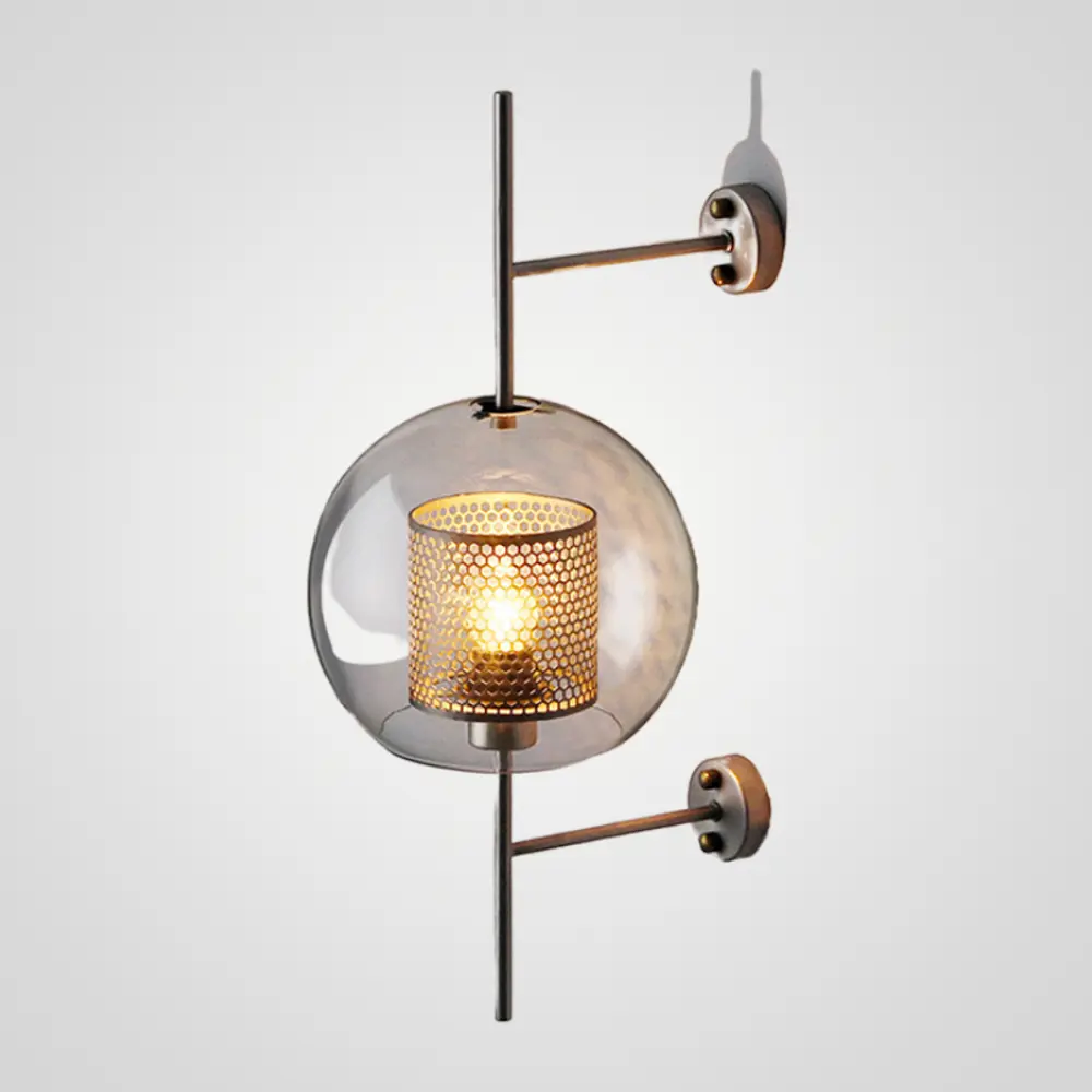 Фото 2 Настенный светильник Imperiumloft Catch wall ball d58 stell 189445-26 цвет коричневый Фото 2 Настенный светильник Imperiumloft Catch wall ball d58 stell 189445-26 цвет коричневый