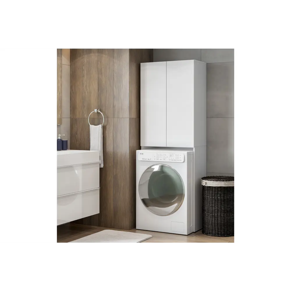 Фото 3 Стеллаж Нонтон 64.2x180.8x34.9 см нагрузка до 5 кг ЛДСП цвет белый Фото 3 Стеллаж Нонтон 64.2x180.8x34.9 см нагрузка до 5 кг ЛДСП цвет белый