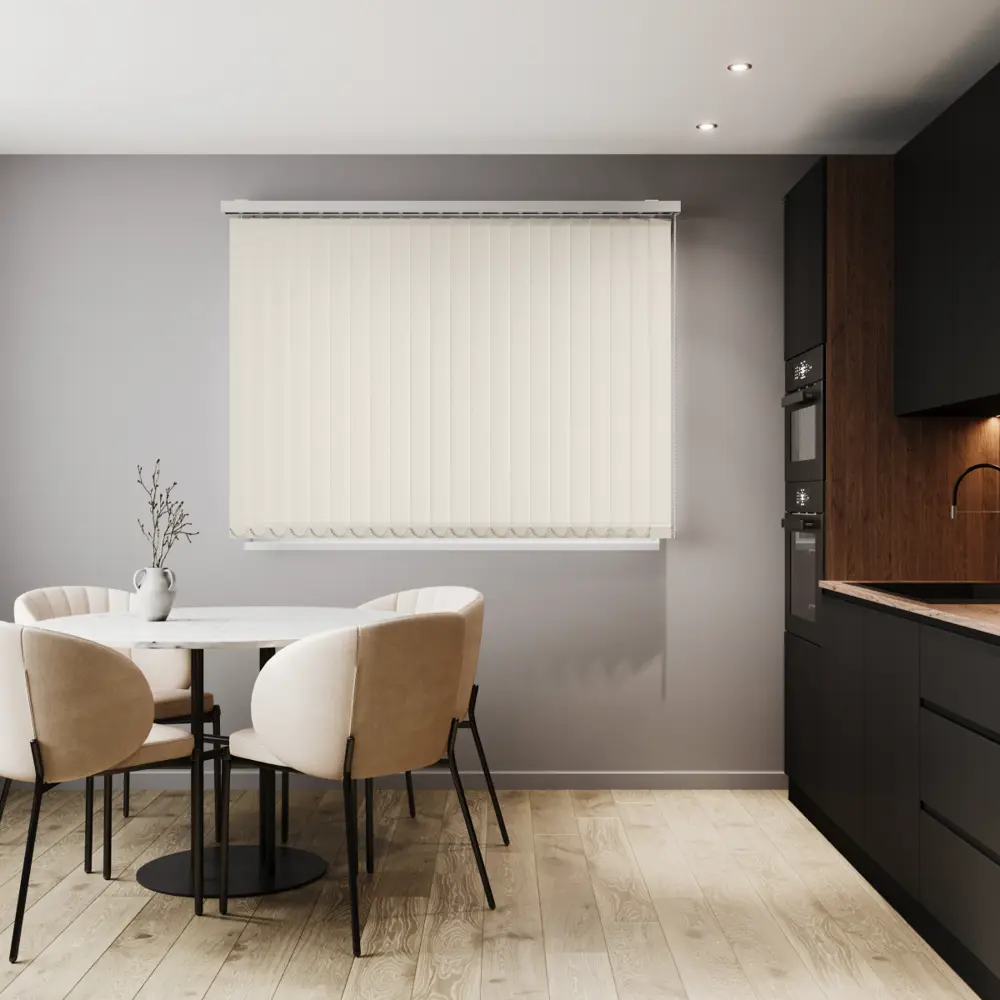 Фото Комплект вертикальных жалюзи Унистайл VZHBEZHE 155x125 см алюминий цвет бежевый Фото Комплект вертикальных жалюзи Унистайл VZHBEZHE 155x125 см алюминий цвет бежевый