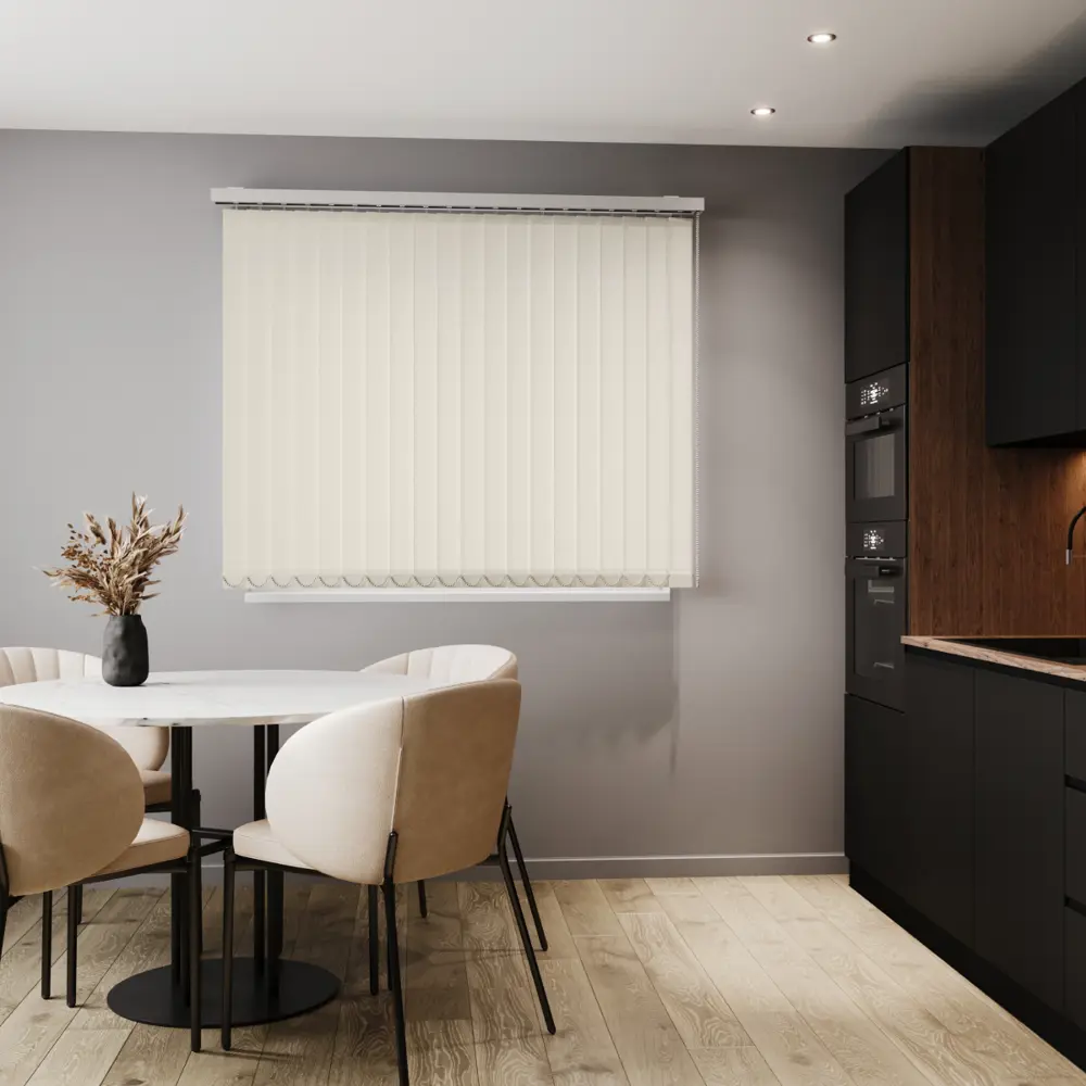 Фото Комплект вертикальных жалюзи Унистайл VZHBEZHE 135x130 см алюминий цвет бежевый