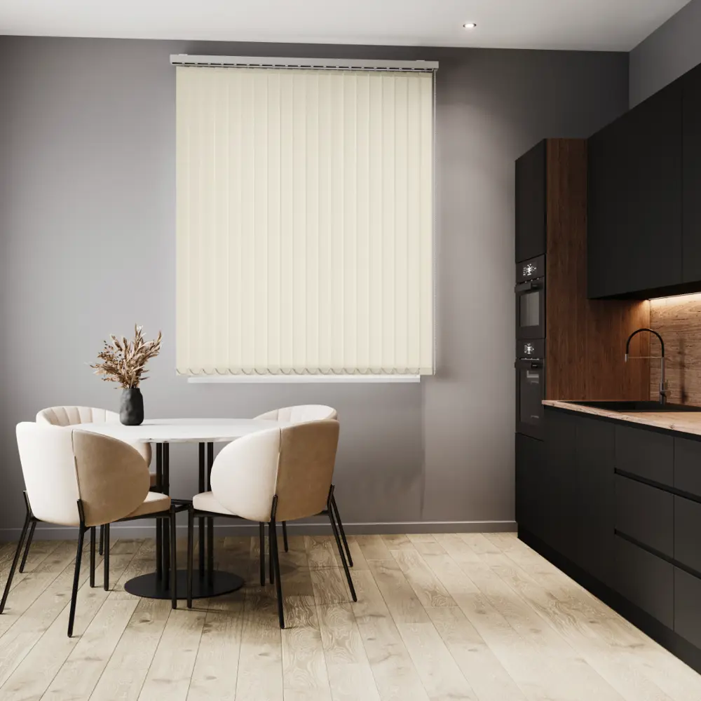 Фото Комплект вертикальных жалюзи Унистайл VZHBEZHE 135x260 см алюминий цвет бежевый