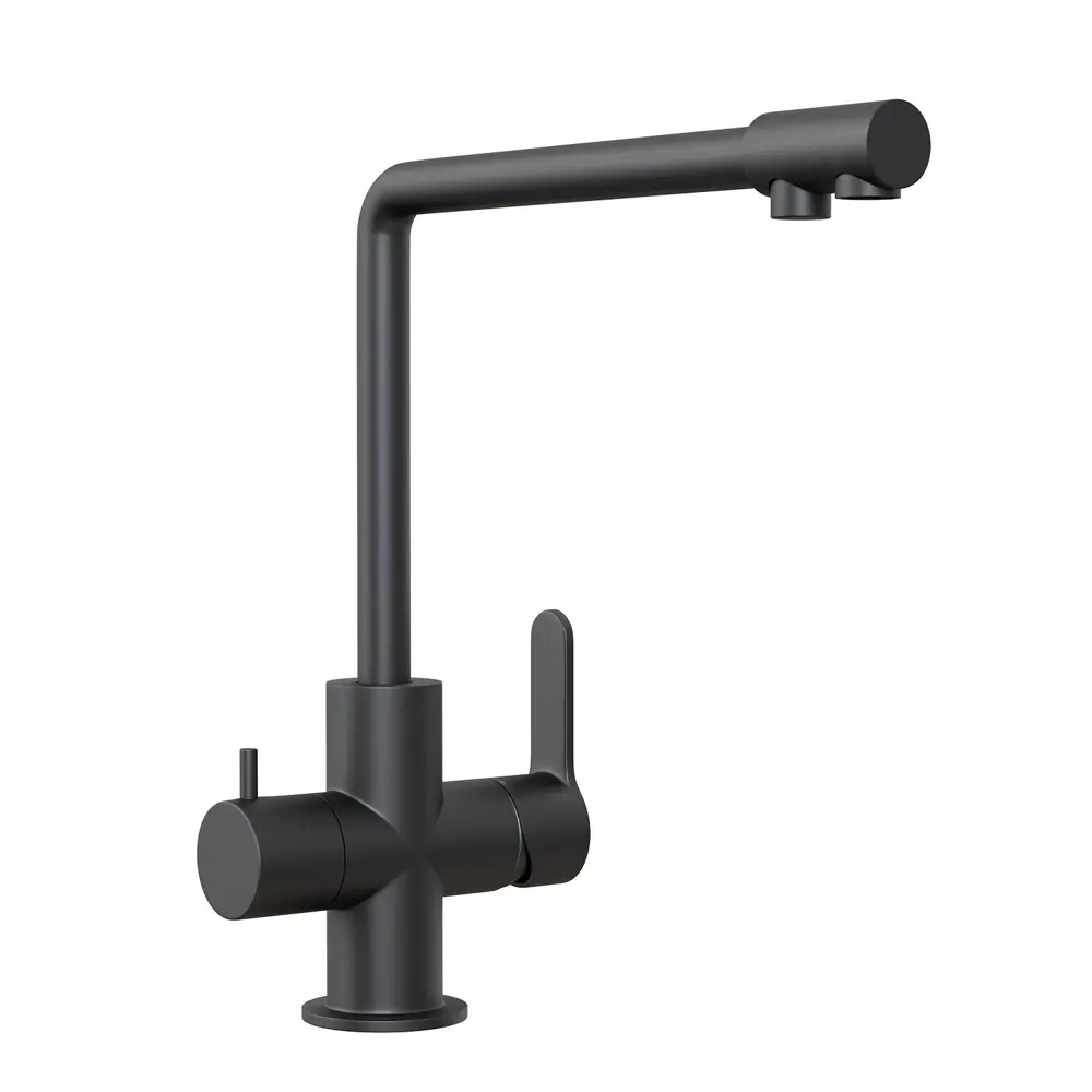 Фото 3 Смеситель для кухни Mixline MLSS цвет черный 543619 Фото 3 Смеситель для кухни Mixline MLSS цвет черный 543619