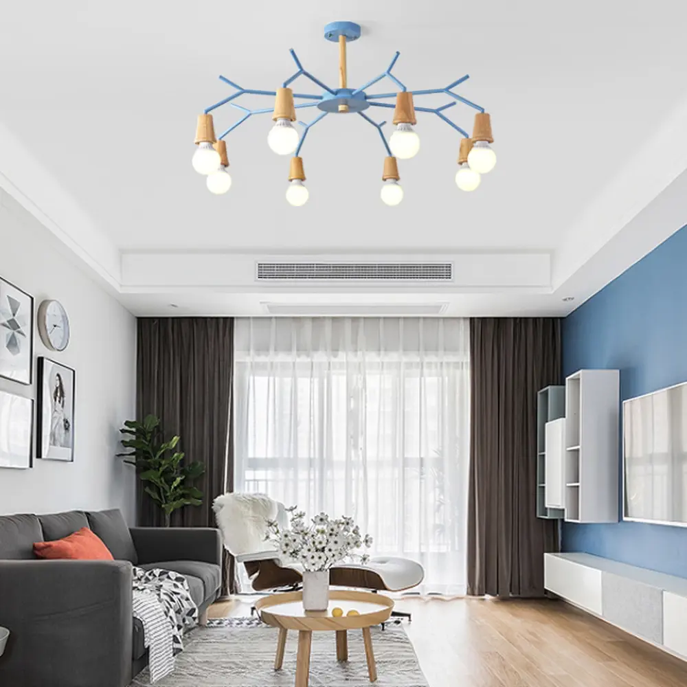 Фото 2 Люстра на штанге Imperiumloft Les color d80 220509-23 6 ламп 18 м² цвет серый Фото 2 Люстра на штанге Imperiumloft Les color d80 220509-23 6 ламп 18 м² цвет серый