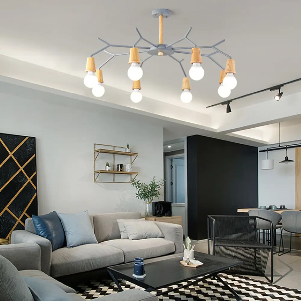 Фото 2 Люстра на штанге Imperiumloft Les color d80 220515-23 6 ламп 18 м² цвет черный Фото 2 Люстра на штанге Imperiumloft Les color d80 220515-23 6 ламп 18 м² цвет черный