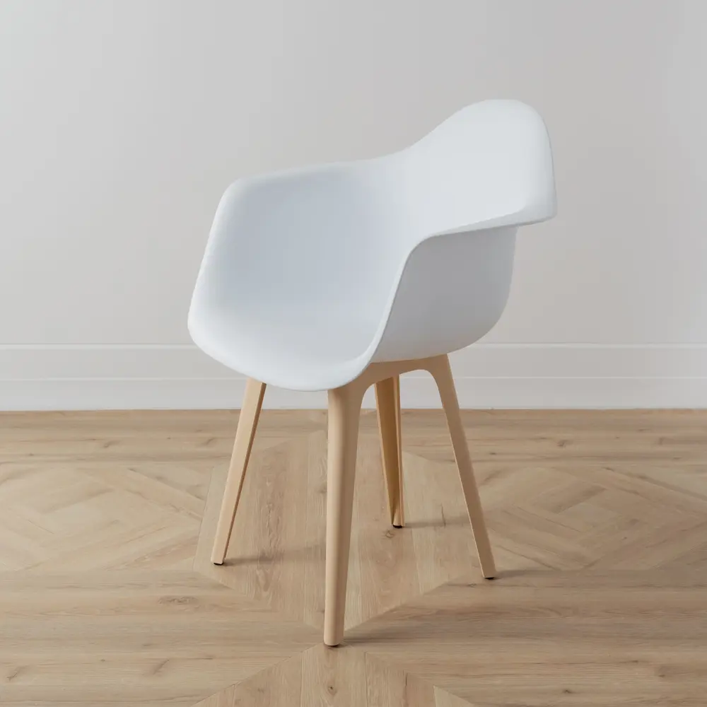 Фото 4 Стул/кресло Derstuhl 330 plast beige DSL045.401 43x82x58 см полипропилен цвет белый Фото 4 Стул/кресло Derstuhl 330 plast beige DSL045.401 43x82x58 см полипропилен цвет белый