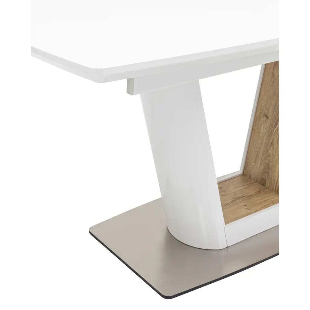 Фото 4 Кухонный стол прямоугольный Stool group Атланта 160x160 см МДФ цвет белый Фото 4 Кухонный стол прямоугольный Stool group Атланта 160x160 см МДФ цвет белый