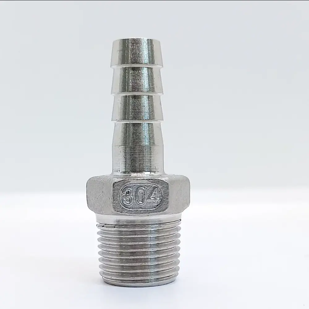 Фото 3 Штуцер для шланга Ifitting 3/8"x17 НР нержавеющая сталь MG-FHN10x10/4 Фото 3 Штуцер для шланга Ifitting 3/8"x17 НР нержавеющая сталь MG-FHN10x10/4