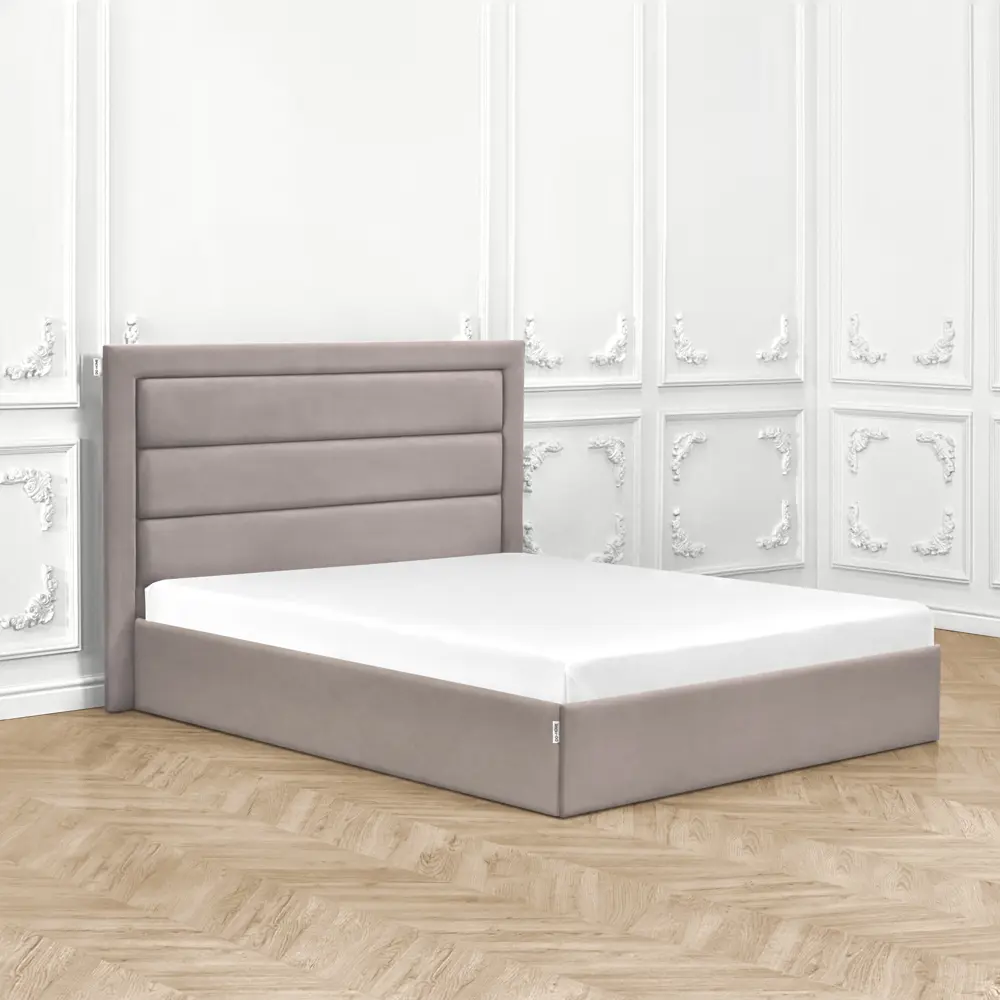 Фото 7 Кровать полутораспальная Dg-home Luna 166x121x207 см велюр цвет мокко Фото 7 Кровать полутораспальная Dg-home Luna 166x121x207 см велюр цвет мокко