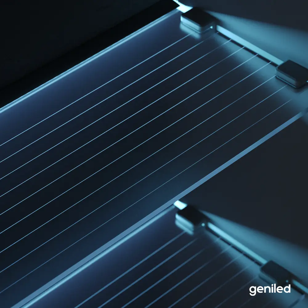 Фото 4 Алюминиевый профиль для светодиодной ленты Geniled для стекла торцевой 1 метр 3 шт черный Фото 4 Алюминиевый профиль для светодиодной ленты Geniled для стекла торцевой 1 метр 3 шт черный