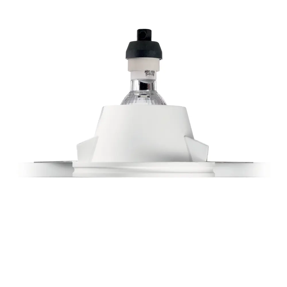 Фото 2 Светильник точечный встраиваемый Ideal Lux Samba 150130 под отверстие 130 мм 3 м² цвет белый Фото 2 Светильник точечный встраиваемый Ideal Lux Samba 150130 под отверстие 130 мм 3 м² цвет белый