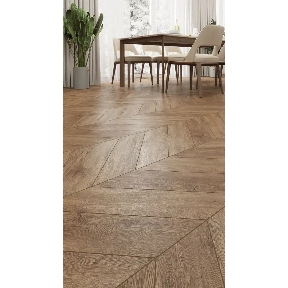 Фото SPC плитка Alpine Floor Chevron Alpine Гевуина 43 класс толщина 5 мм 1.676 м², цена за упаковку Фото SPC плитка Alpine Floor Chevron Alpine Гевуина 43 класс толщина 5 мм 1.676 м², цена за упаковку