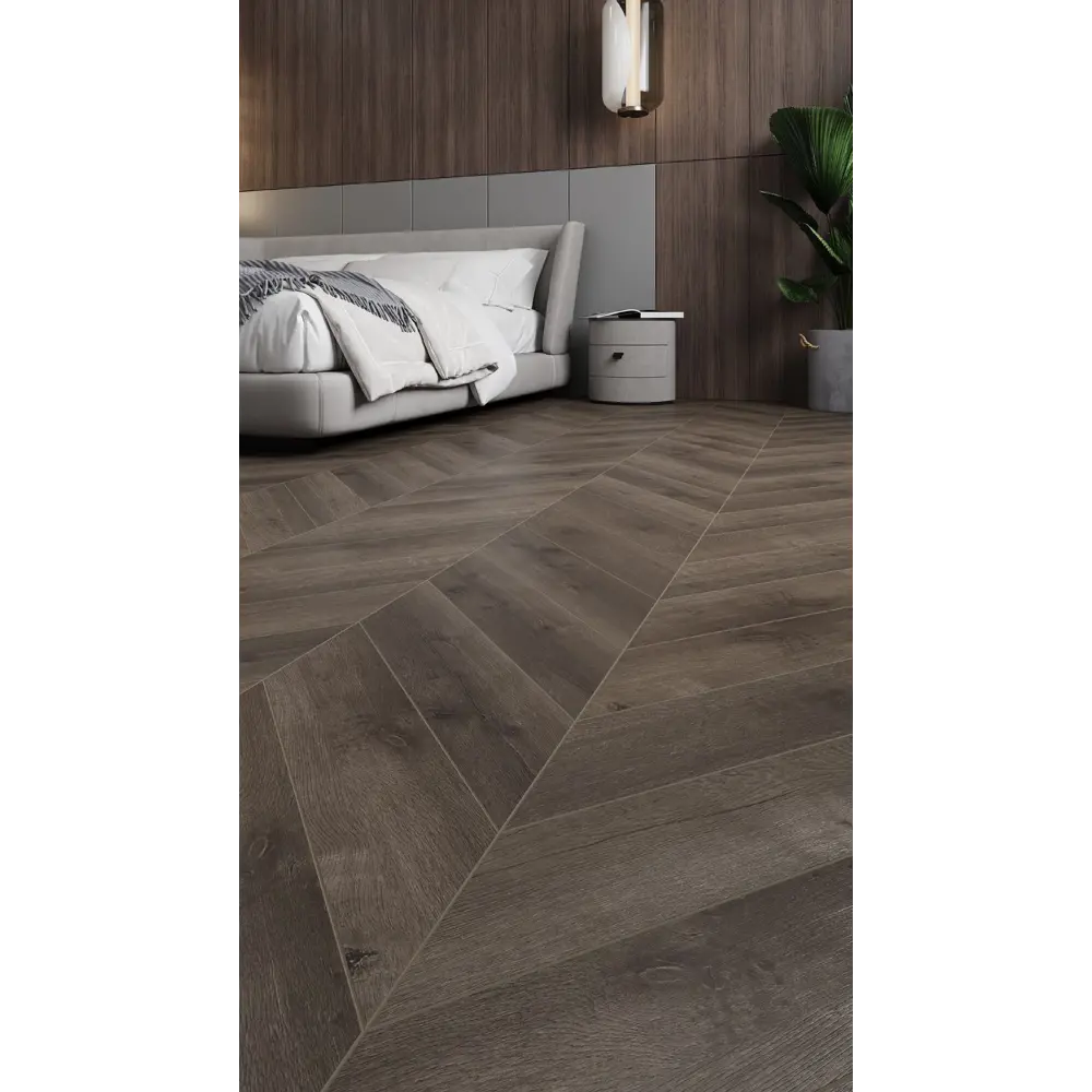 Фото SPC плитка Alpine Floor Chevron Alpine Дуб Антарес 43 класс толщина 5 мм 1.676 м², цена за упаковку Фото SPC плитка Alpine Floor Chevron Alpine Дуб Антарес 43 класс толщина 5 мм 1.676 м², цена за упаковку