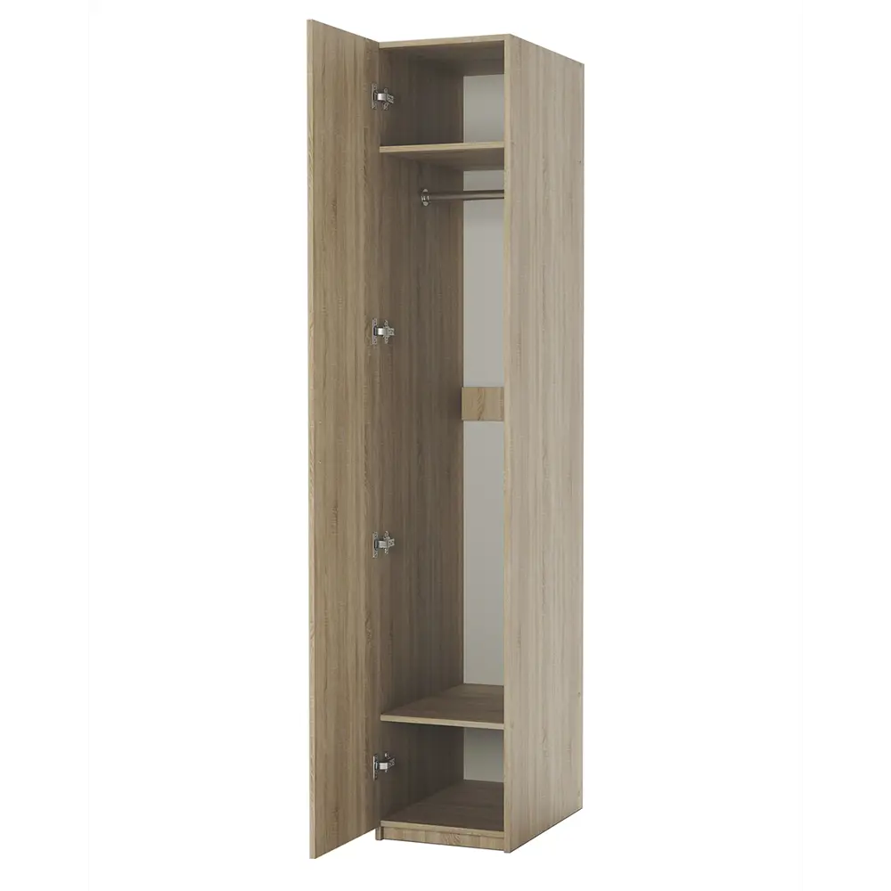 Фото 2 Шкаф распашной Гамма 24062027002 50x240x60 см ЛДСП цвет дуб сонома Фото 2 Шкаф распашной Гамма 24062027002 50x240x60 см ЛДСП цвет дуб сонома