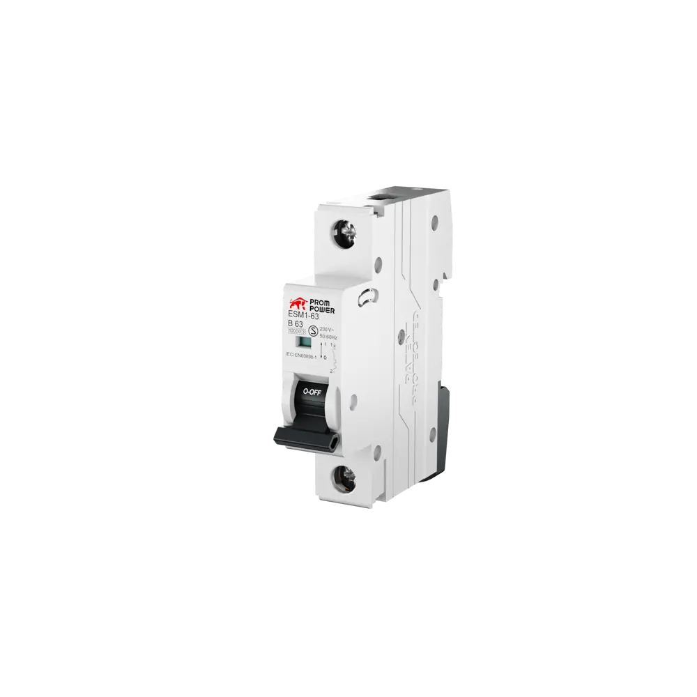 Фото 2 Автоматический выключатель Prompower ESM2-63 1P C50 А 6 кА ESM263C501 Фото 2 Автоматический выключатель Prompower ESM2-63 1P C50 А 6 кА ESM263C501