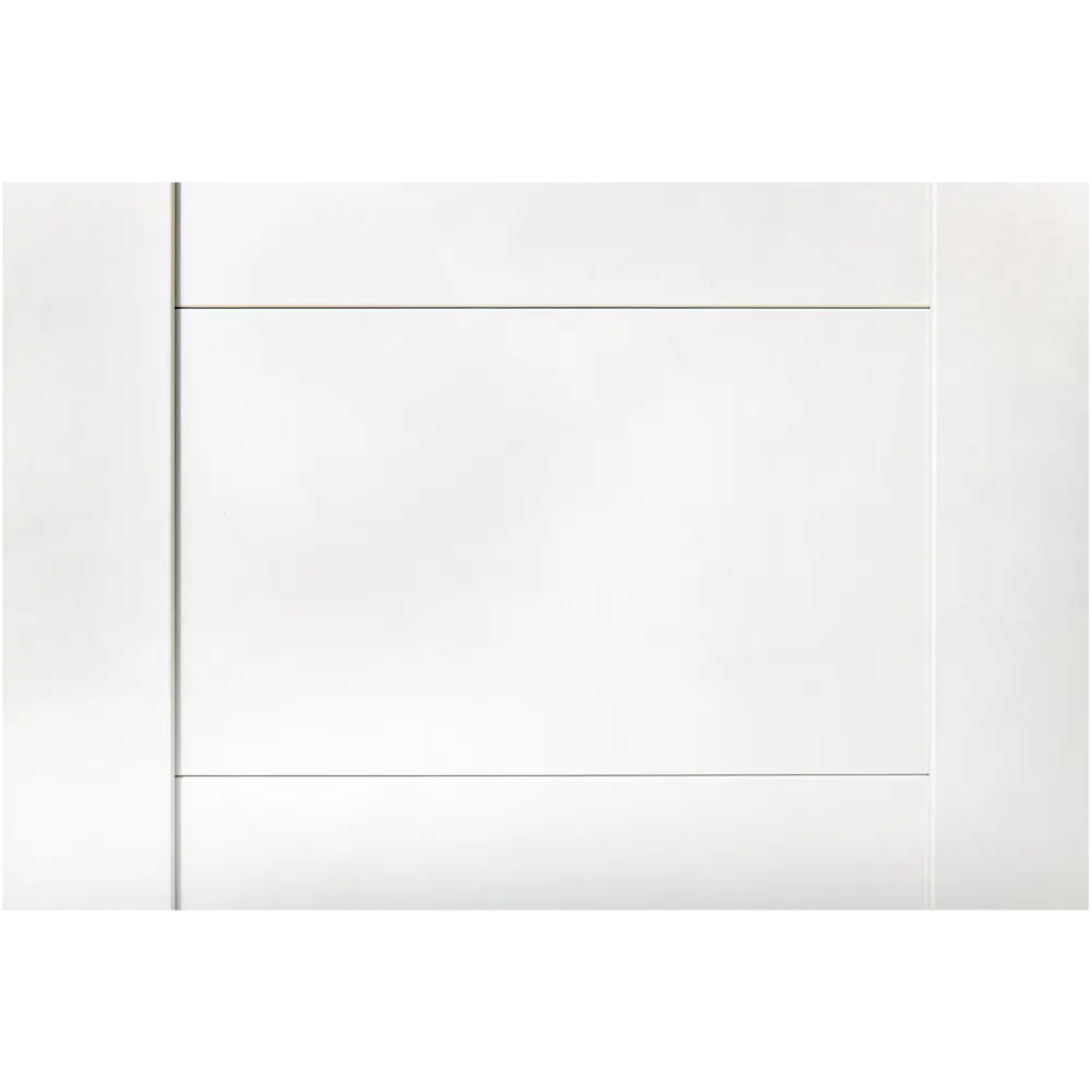 Фото 2 Дверь межкомнатная глухая Богема 80x200 мм Hardflex цвет белый с замком и петлями