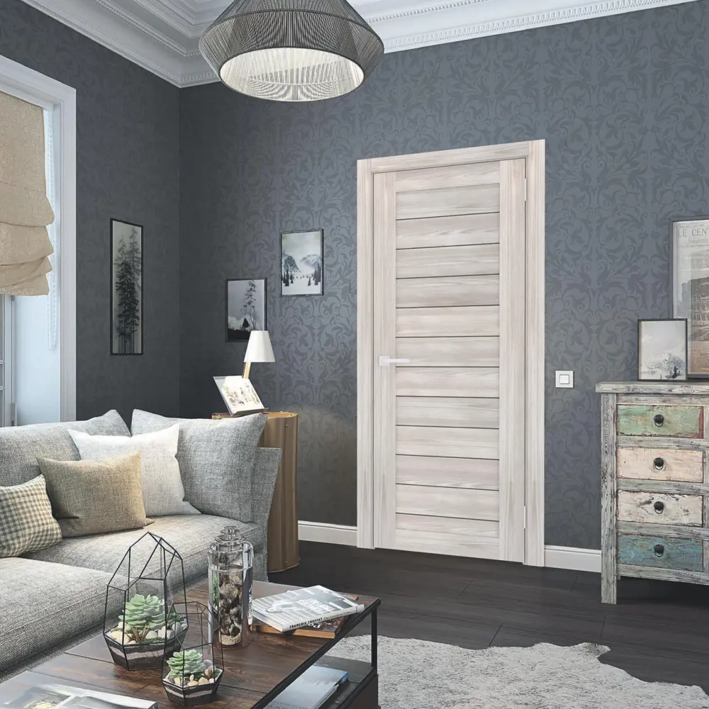 Фото 3 Комплект межкомнатной двери Лесма Стиль Рондо 20 200x80см пленка ПВХ отделка стеклом black star ривьера айс с коробом и наличниками Фото 3 Комплект межкомнатной двери Лесма Стиль Рондо 20 200x80см пленка ПВХ отделка стеклом black star ривьера айс с коробом и наличниками