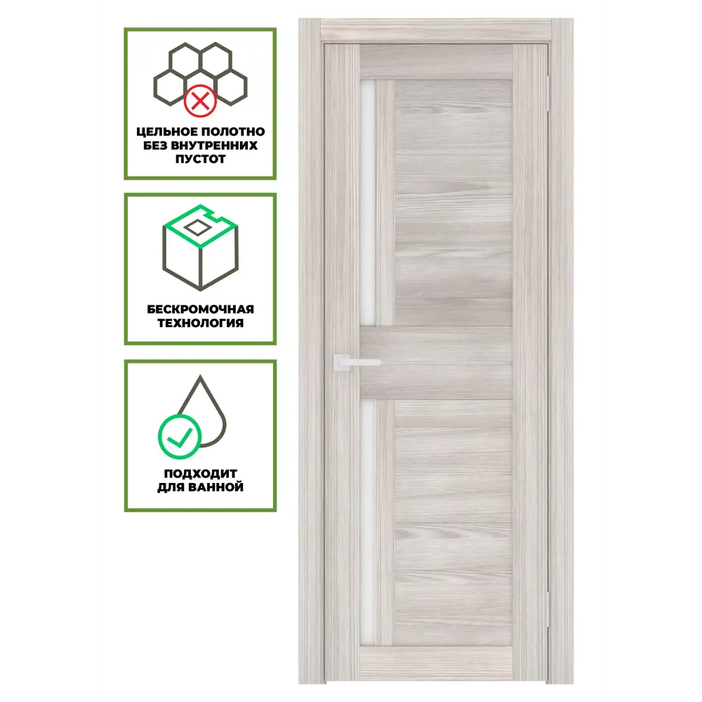 Фото 2 Дверь межкомнатная Лесма Стиль Рондо 31 200x60см пленка ПВХ отделка стеклом magic fog цвет ривьера айс без замка и петель Фото 2 Дверь межкомнатная Лесма Стиль Рондо 31 200x60см пленка ПВХ отделка стеклом magic fog цвет ривьера айс без замка и петель