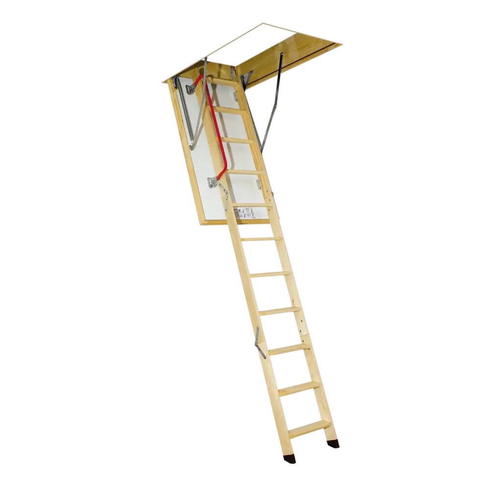 Фото Чердачная лестница Fakro LTK складная термоизоляционная 60x120x330см с секциями Фото Чердачная лестница Fakro LTK складная термоизоляционная 60x120x330см с секциями