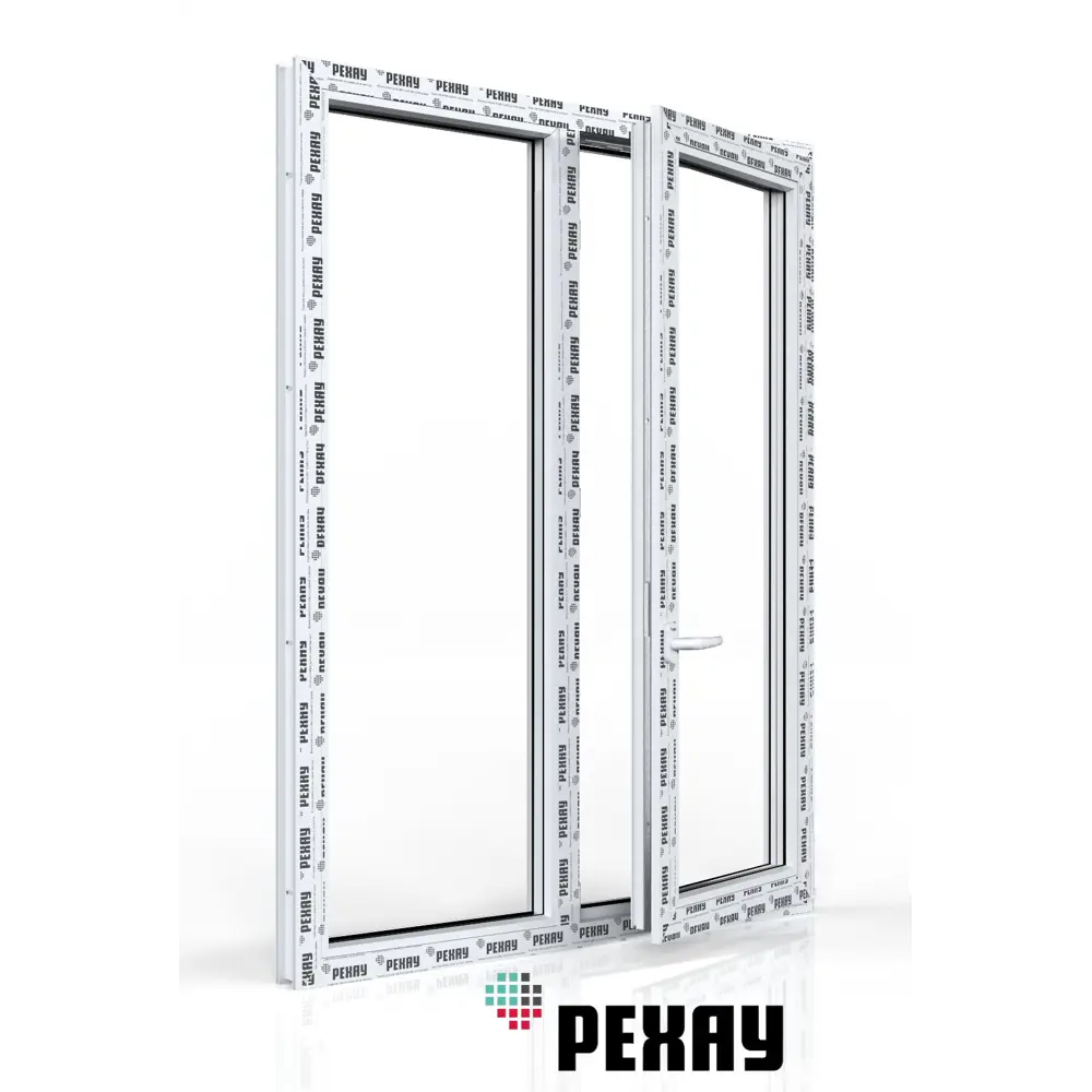Фото 7 Пластиковое окно ПВХ Rehau Blitz 1500x1300мм (ВхШ) двухстворчатое глухое левое/поворотно-откидное правое двухкамерный стеклопакет белый/золотой дуб