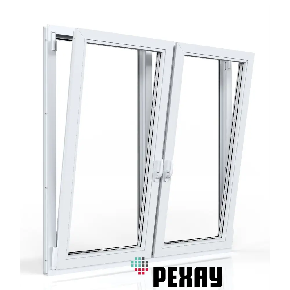 Фото 7 Пластиковое окно ПВХ Rehau Blitz 1200x1200мм (ВхШ) двухстворчатое пов-откидное левое левое/правое двухкамерный стеклопакет белый/золотой дуб Фото 7 Пластиковое окно ПВХ Rehau Blitz 1200x1200мм (ВхШ) двухстворчатое пов-откидное левое левое/правое двухкамерный стеклопакет белый/золотой дуб