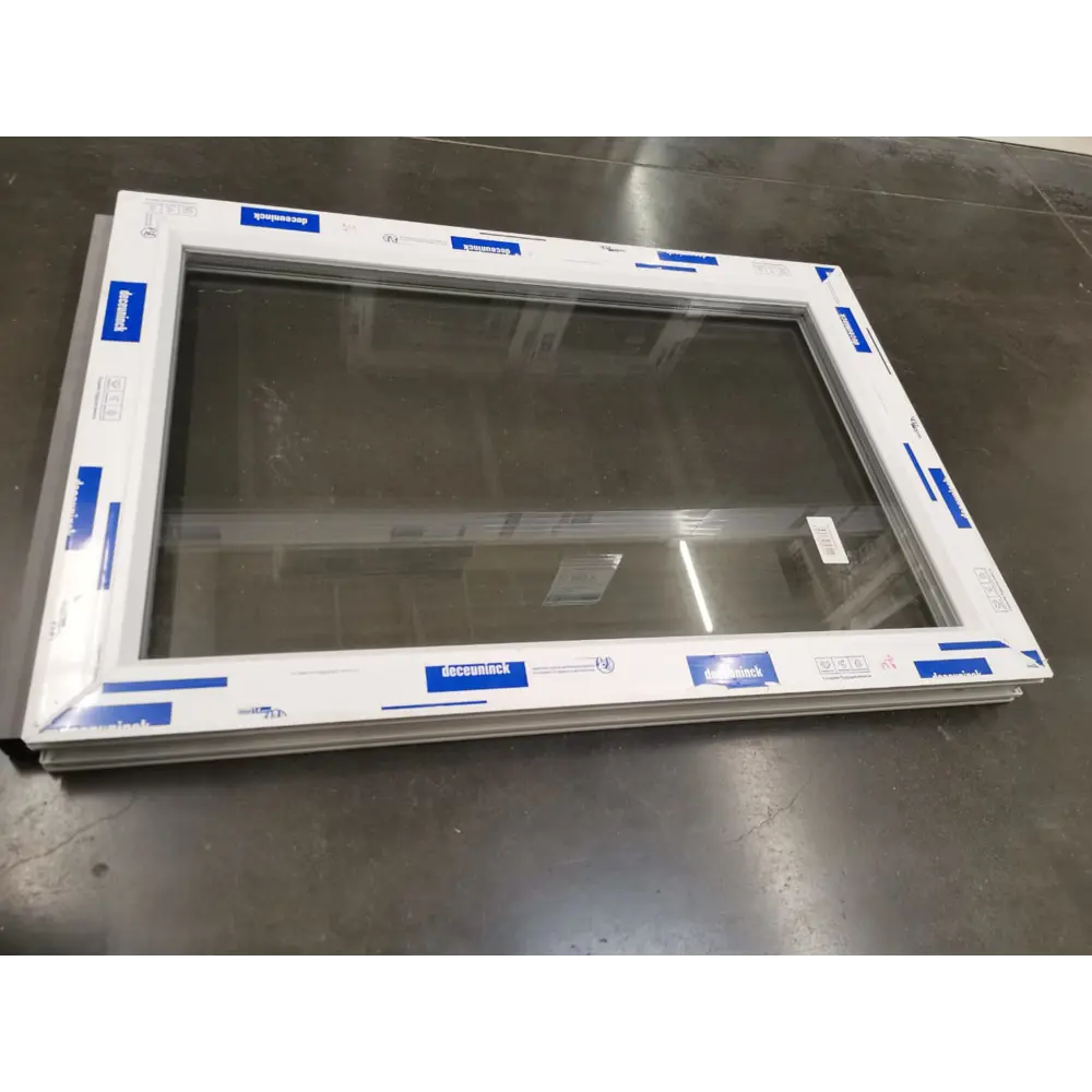 Фото 4 Окно пластиковое ПВХ Deceuninck глухое 1500x500мм двухкамерный стеклопакет белый