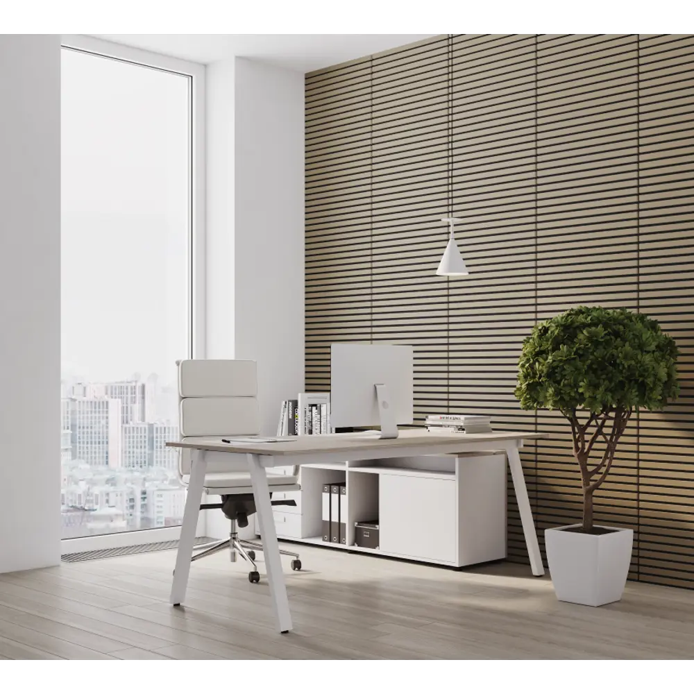 Фото 4 Акустическая декоративная панель Wood App Cube Бежевое натуральное дерево 600x600x22мм 1.44 м² 4шт Фото 4 Акустическая декоративная панель Wood App Cube Бежевое натуральное дерево 600x600x22мм 1.44 м² 4шт