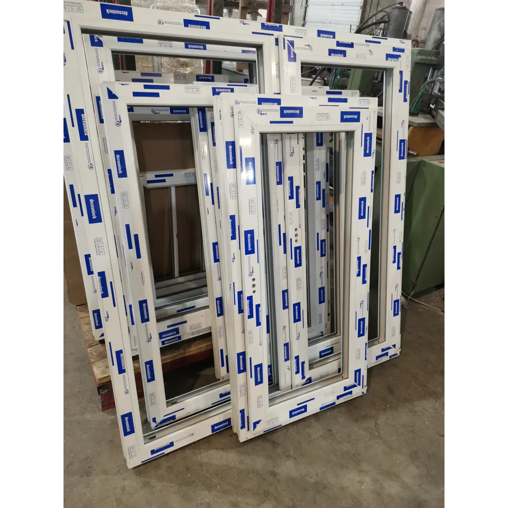 Фото 3 Пластиковое окно ПВХ Deceuninck двустворчатое 700x1000мм (ВхШ) двухкамерный стеклопакет белый Фото 3 Пластиковое окно ПВХ Deceuninck двустворчатое 700x1000мм (ВхШ) двухкамерный стеклопакет белый