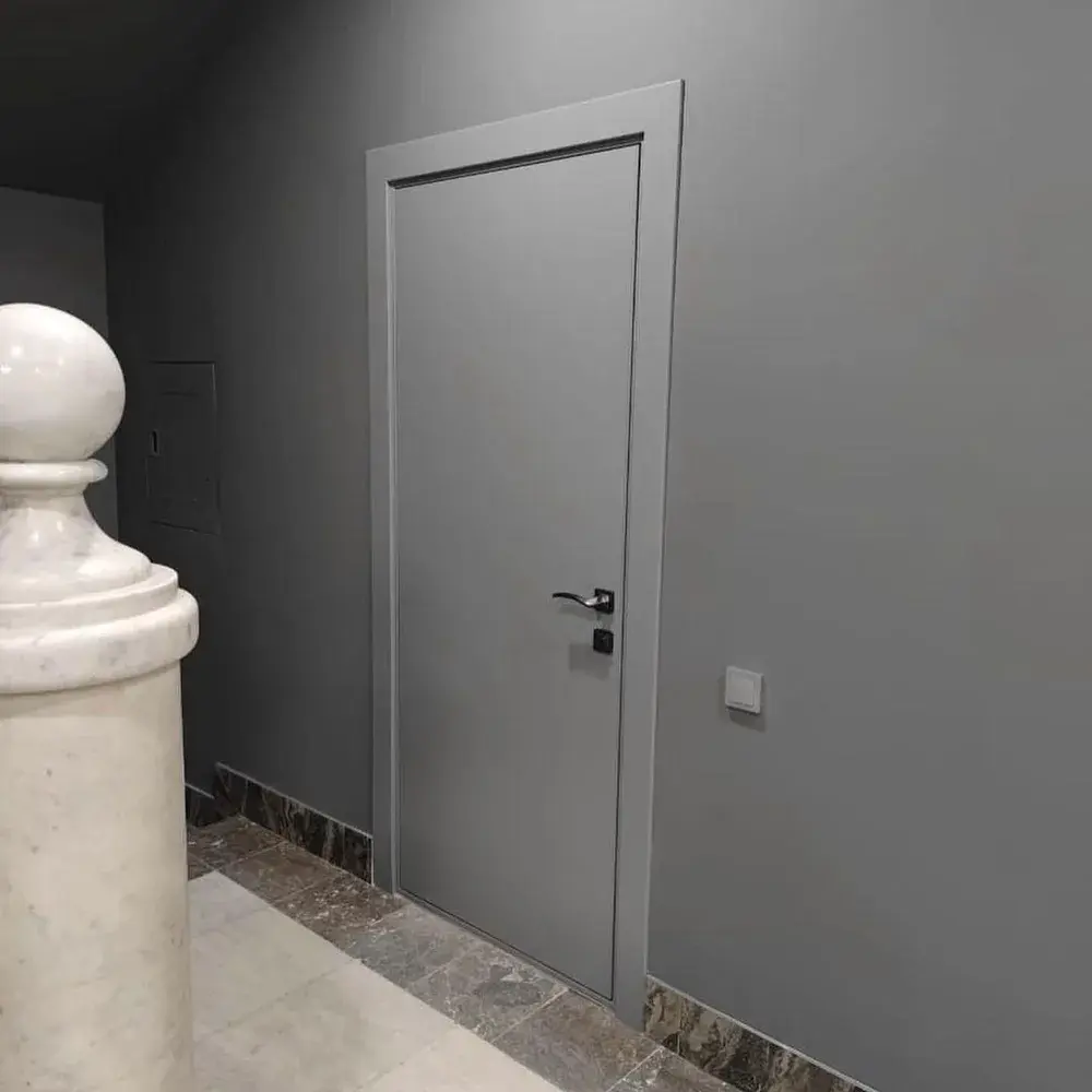 Фото 2 Дверной блок Belwooddoors Avesta глухая 200x60см без петель и замков в комплекте цвет графит Фото 2 Дверной блок Belwooddoors Avesta глухая 200x60см без петель и замков в комплекте цвет графит