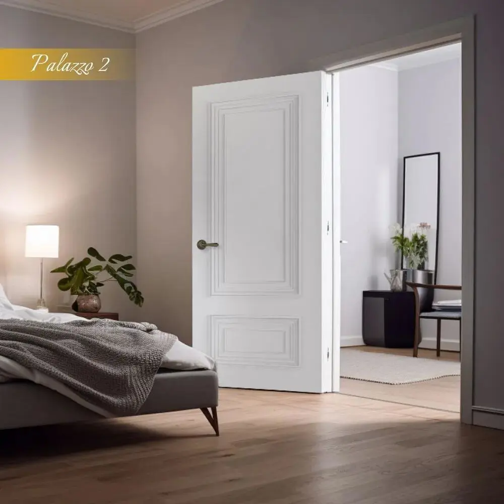 Фото 2 Дверной блок Belwooddoors Палаццо глухой без замка и петель в комплекте 200x90см белый Фото 2 Дверной блок Belwooddoors Палаццо глухой без замка и петель в комплекте 200x90см белый