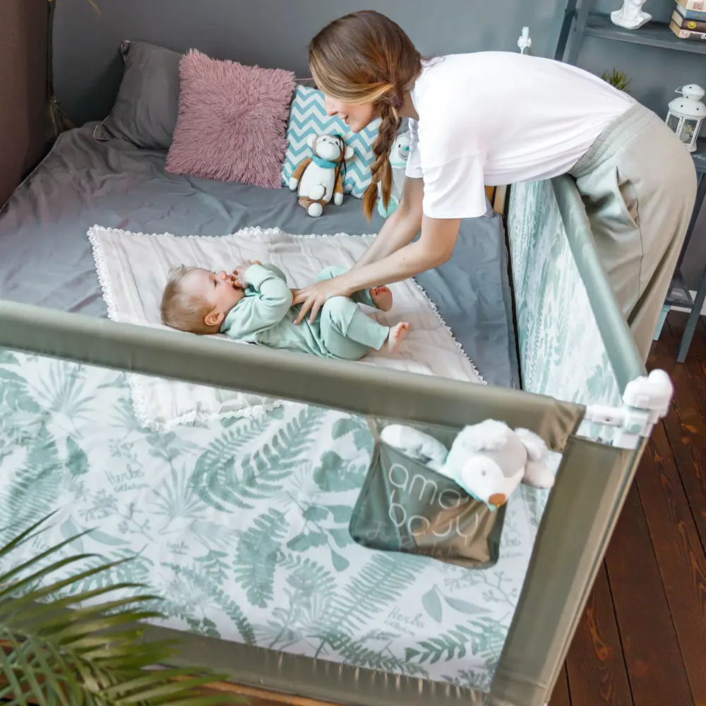 Фото 17 Барьер защитный Amarobaby 140x25см бежевый Фото 17 Барьер защитный Amarobaby 140x25см бежевый