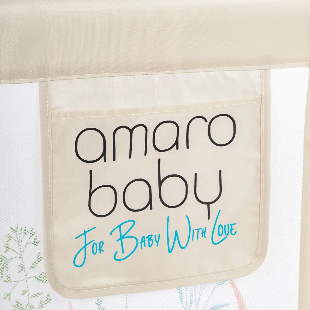 Фото 5 Барьер защитный Amarobaby 140x25см бежевый Фото 5 Барьер защитный Amarobaby 140x25см бежевый