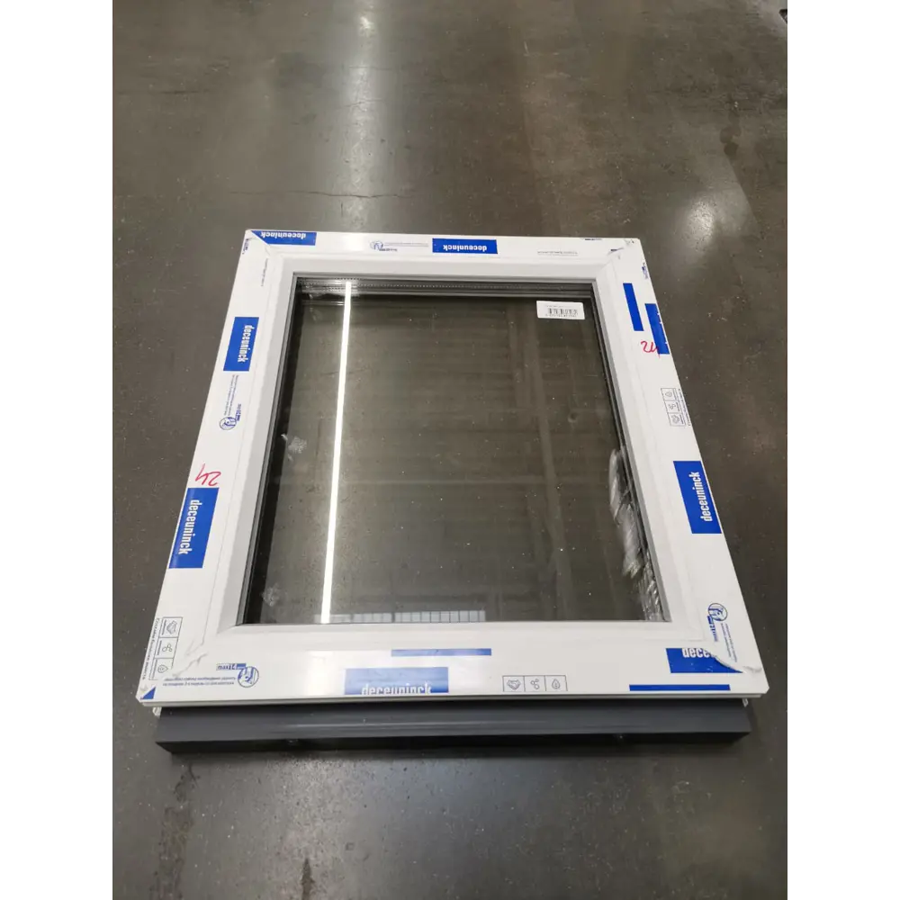 Фото 4 Пластиковое окно ПВХ Deceuninck глухое 700x700мм (ШхВ) двухкамерный стеклопакет белый Фото 4 Пластиковое окно ПВХ Deceuninck глухое 700x700мм (ШхВ) двухкамерный стеклопакет белый