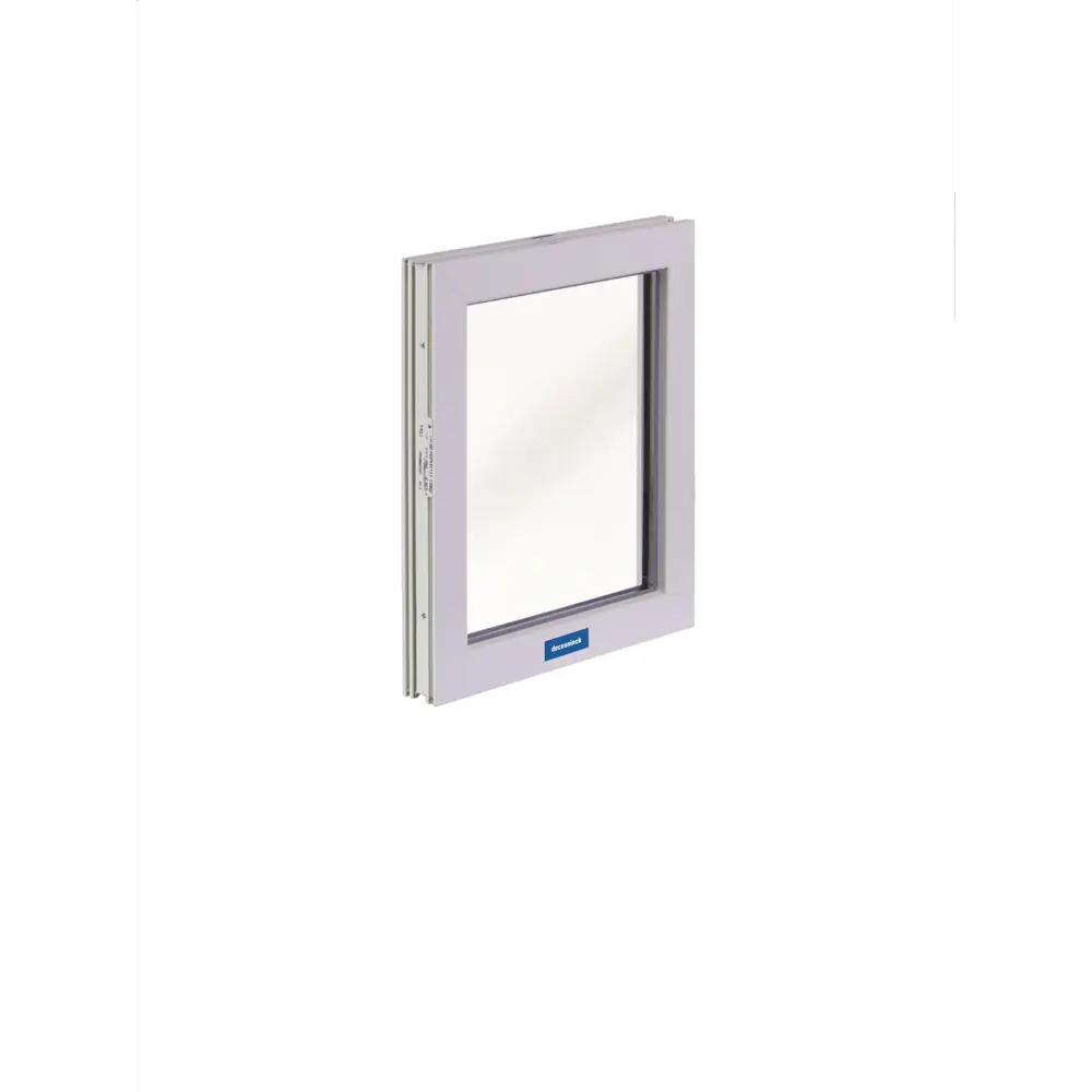 Фото Пластиковое окно ПВХ Deceuninck глухое 800x900мм (ШхВ) двухкамерный стеклопакет белый