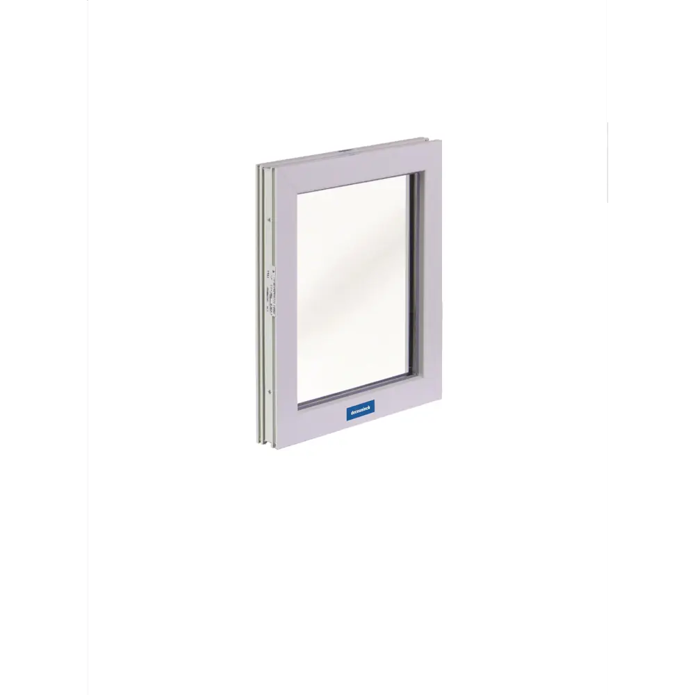 Фото Пластиковое окно ПВХ Deceuninck глухое 900x1600мм (ШхВ) двухкамерный стеклопакет белый