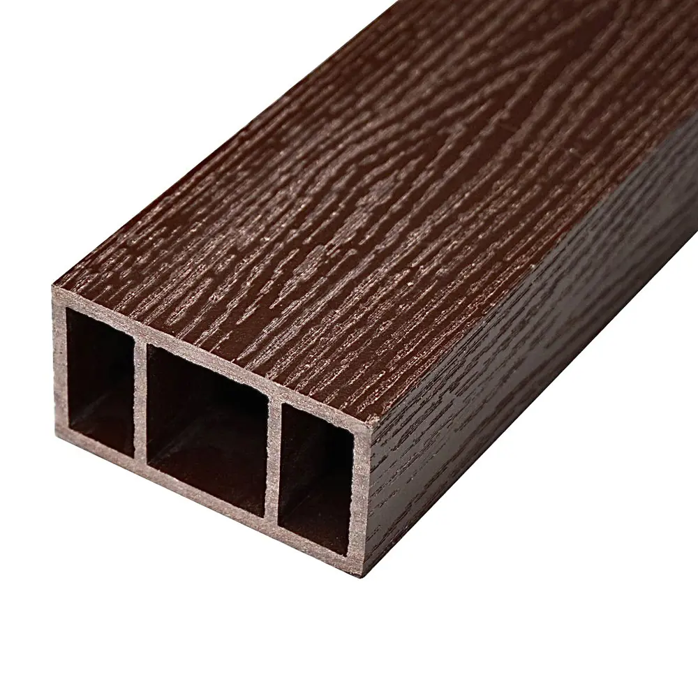 Фото Перила нижние ДПК Faynag Wood Шоколад 1500x95x50мм Фото Перила нижние ДПК Faynag Wood Шоколад 1500x95x50мм