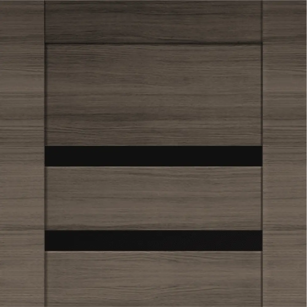 Фото 3 Дверь межкомнатная Velldoris Linea 6 остеклённая 90x200см ПВХ цвет дуб серый поперечный без замка и петель